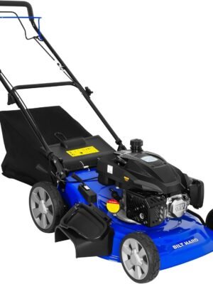 BILT HARD 21" Self Propelled Gas Lawn Mower – 201cc 4-Cycle OHV, 3-in-1 Bagging/Mulching/Side Discharge, 8 Adjustable Cutting Heights & Smooth Easy Start