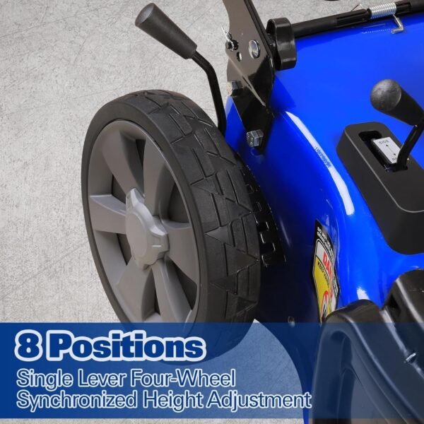 BILT HARD 21" Self Propelled Gas Lawn Mower – 201cc 4-Cycle OHV, 3-in-1 Bagging/Mulching/Side Discharge, 8 Adjustable Cutting Heights & Smooth Easy Start