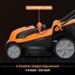 Lawn Master MEB1114K Electric Corded Lawn Mower 15-Inch 11AMP