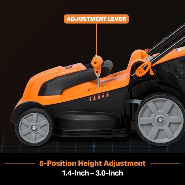 Lawn Master MEB1114K Electric Corded Lawn Mower 15-Inch 11AMP