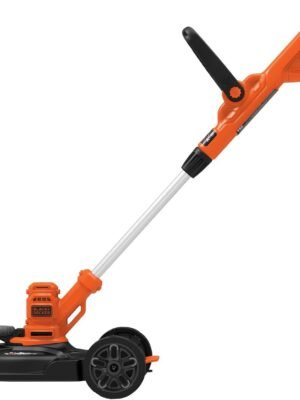 BLACK+DECKER Electric Lawn Mower, Weed Eater and Edger 3-in-1 Combo, Corded 12-Inch 6.5 Amp Electric Weed Wacker and Compact Push Mower (BESTA512CM)