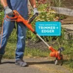 BLACK+DECKER Electric Lawn Mower, Weed Eater and Edger 3-in-1 Combo, Corded 12-Inch 6.5 Amp Electric Weed Wacker and Compact Push Mower (BESTA512CM)