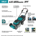 36V (18V X2) LXT BL 21" Self-Propelled Mower Kit, 4 Batteries (5.0Ah)