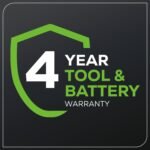 Greenworks 80V 21in Push Lawn Mower, 4.0 Ah Battery and Charger