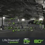Greenworks 80V 21in Push Lawn Mower, 4.0 Ah Battery and Charger