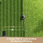 MOVA LiDAX Ultra 1000 Robot Lawn Mower Wire Free for 1/4 Acre, RTK-Free+360° 3D LiDAR+AI Vision Auto Mapping, Zero-Edge Cutting, Cutting Height 1.2"-3.9", 45% Slope, Up to 150 Managed Zones Dual Maps